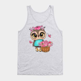 Cute Owl Tank Top